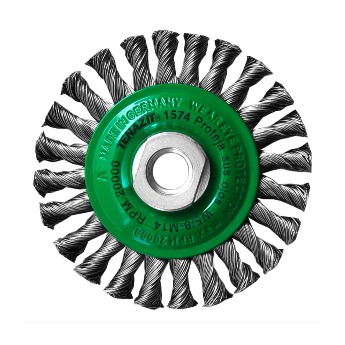 Cepillo Circular Trenzado 100x0.508xMR Tenazit Austromex