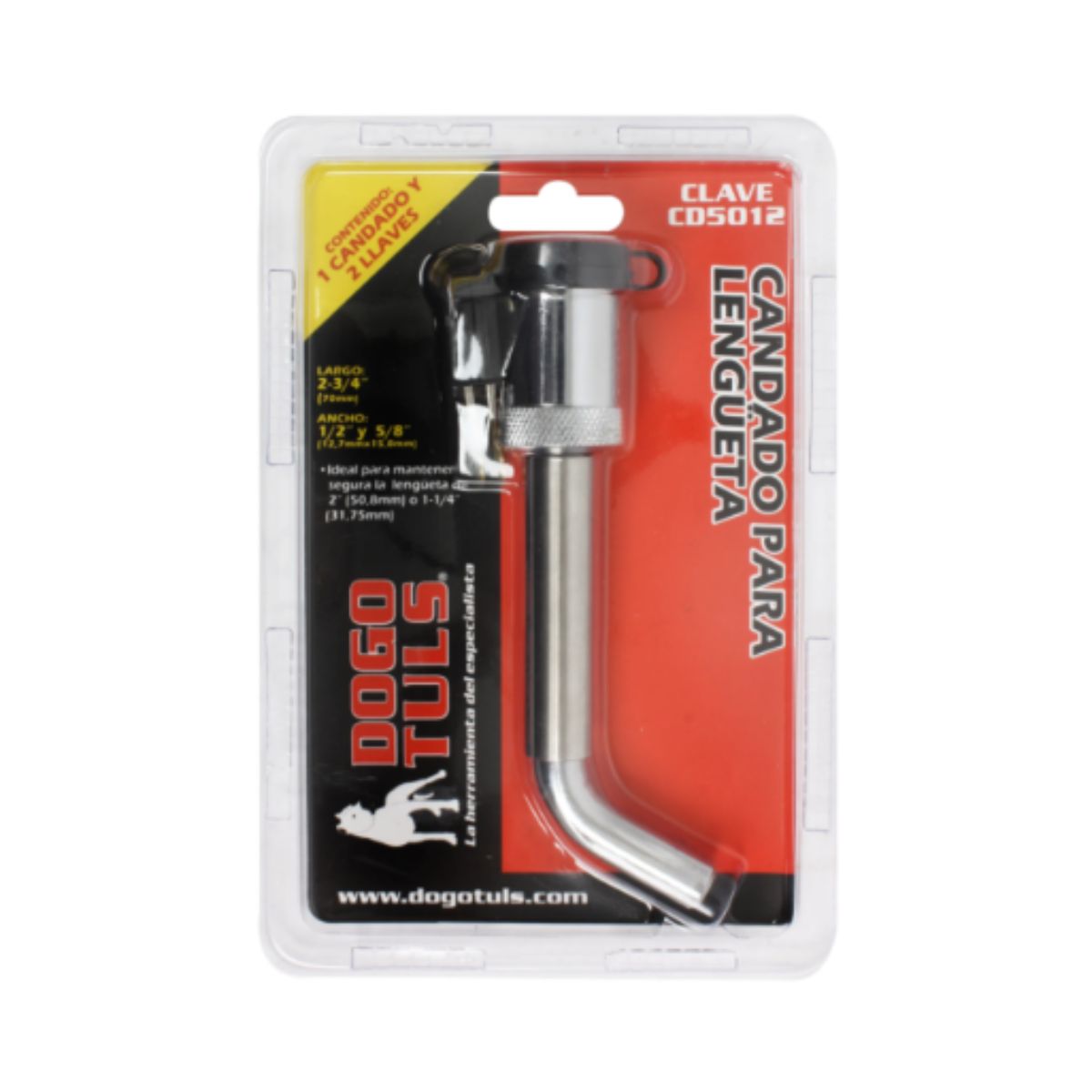 CANDADO LENGÜETA (1/2" Y 5/8") X 2-3/4"