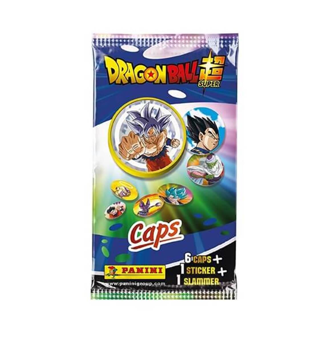 Dragon Ball Super Caps Panini Blister 2 Sobres Tazos