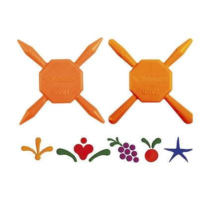 Pinta Bolitas Juego 2 Pz Roel De 4 Puntas