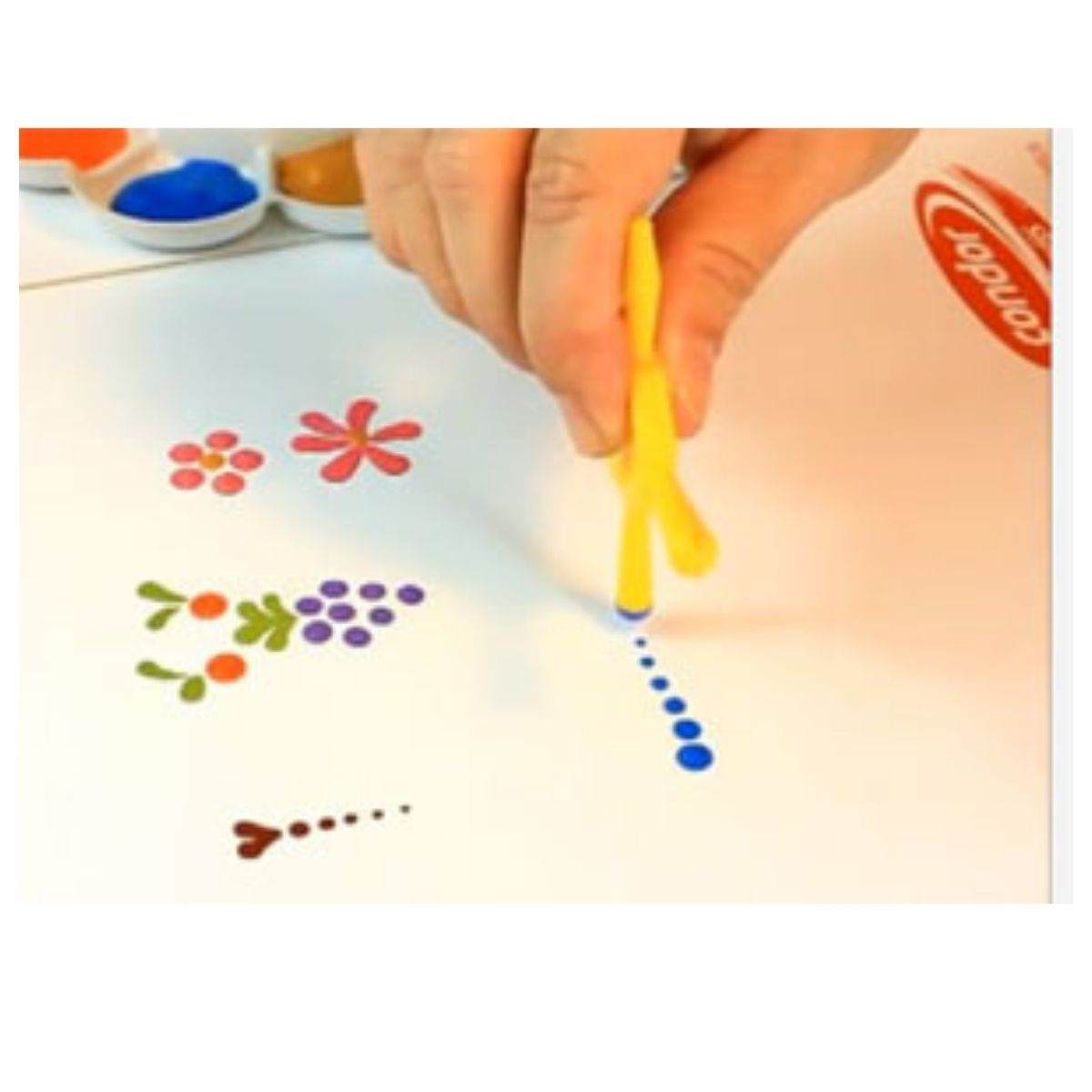 Pinta Bolitas Juego 2 Pz Roel De 4 Puntas