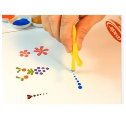 Pinta Bolitas Juego 2 Pz Roel De 4 Puntas