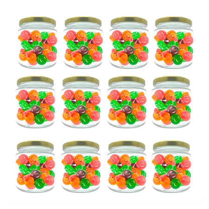 12p Frasco Vidrio 300ml 12oz Recuerdos Dulcero Distenvases