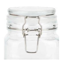 Contenedor Vidrio Hermético Tapa Clip 500 Ml Frasco Brocal