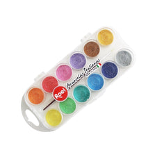 Estuche Acuarela 12 Pastillas Italianas Roel Efecto Aperlada