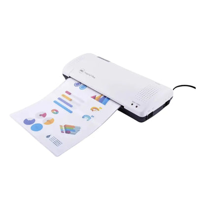 Enmicadora Gbc Inspire Plus Carta/oficio Con 95 Micas-blanca - ACCO - vista lateral