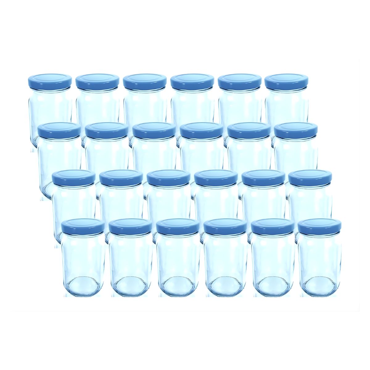 24 P Tarro Conserva Frasco Vidrio Envase Dulcero 235ml 8oz Distenvases