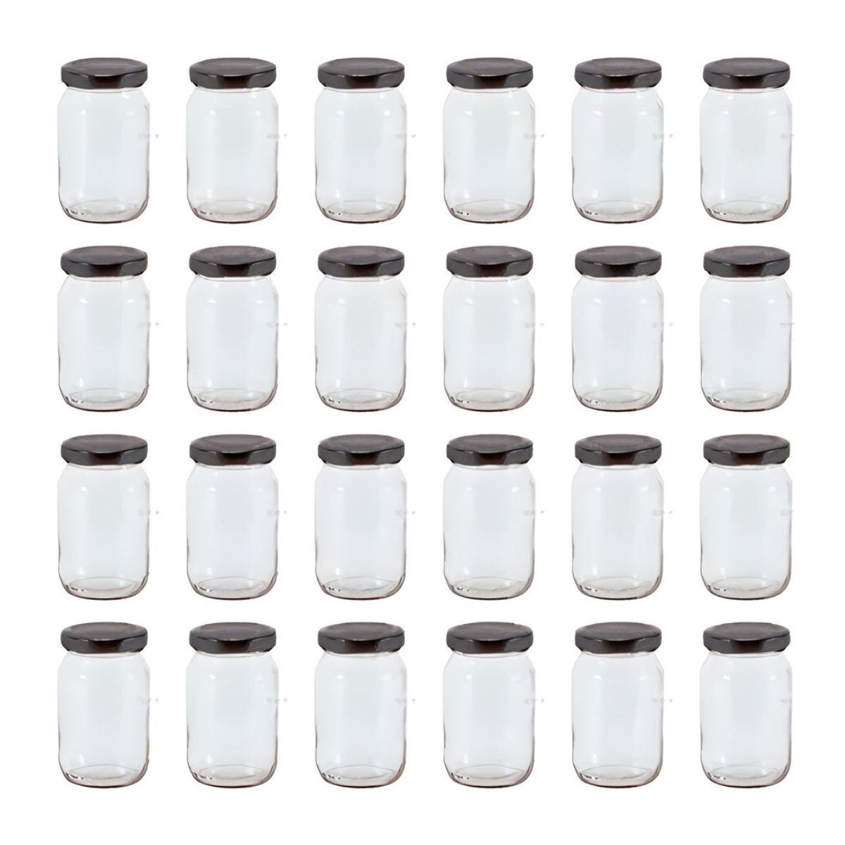 24 P Tarro Conserva Frasco Vidrio Envase Dulcero 235ml 8oz Distenvases