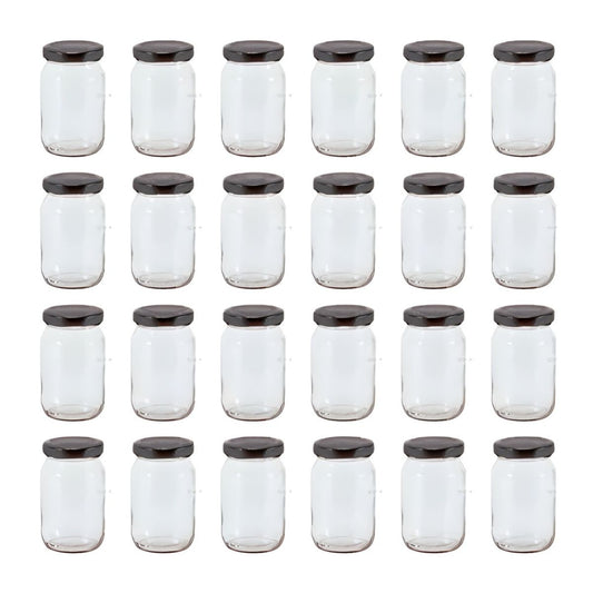 24 P Tarro Conserva Frasco Vidrio Envase Dulcero 235ml 8oz