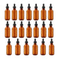 25 Botella Gotero Pipeta Vidrio 30 Ml Ambar Frasco Envase Elegir Color de Pipeta