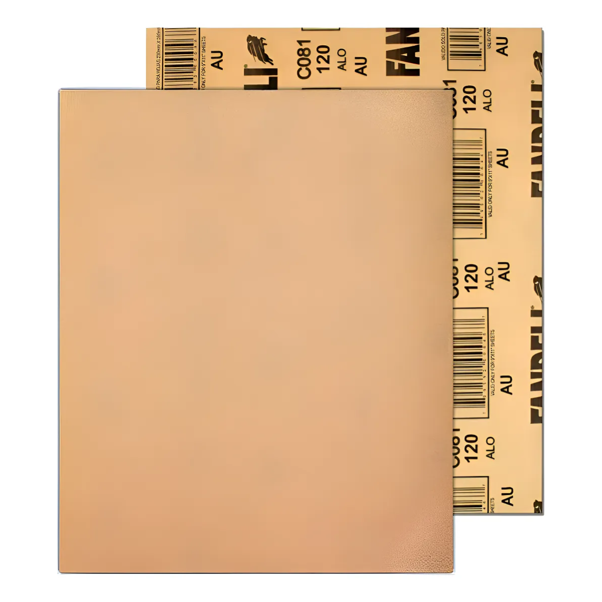 50 Pz Hojas Lija Madera Fandeli Grano 120