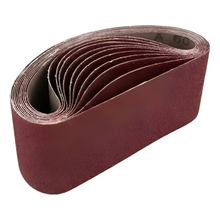 10 Pz Banda Lija Fandeli  Grano 60 X86 ALO 00791  Madera  Metal