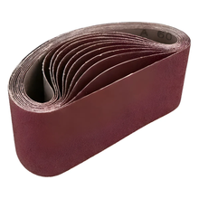 Pack 10 Bandas Lija Fandeli X86 Grano 50 Madera Metal