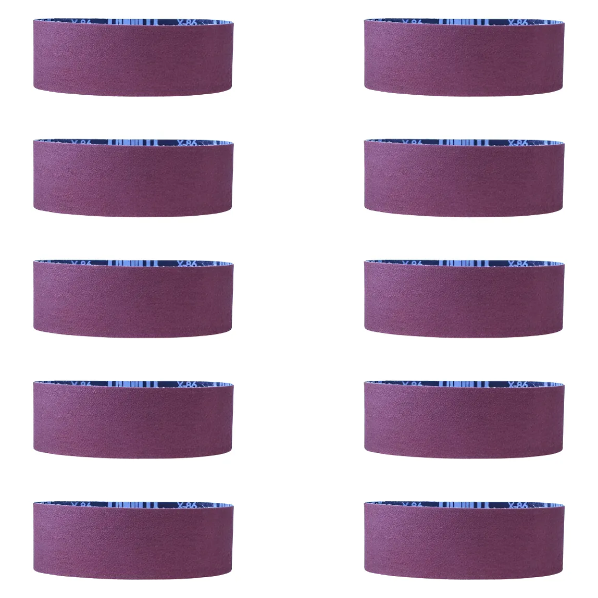 10 Piezas Lija Banda X 86 Grano 120  Fandeli