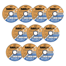 10 piezas Disco Corte Fandeli Eco 4½" 74650