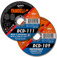 Disco Corte Delgado Multicor 4 1/2 10 Pzs Profesional Fandeli