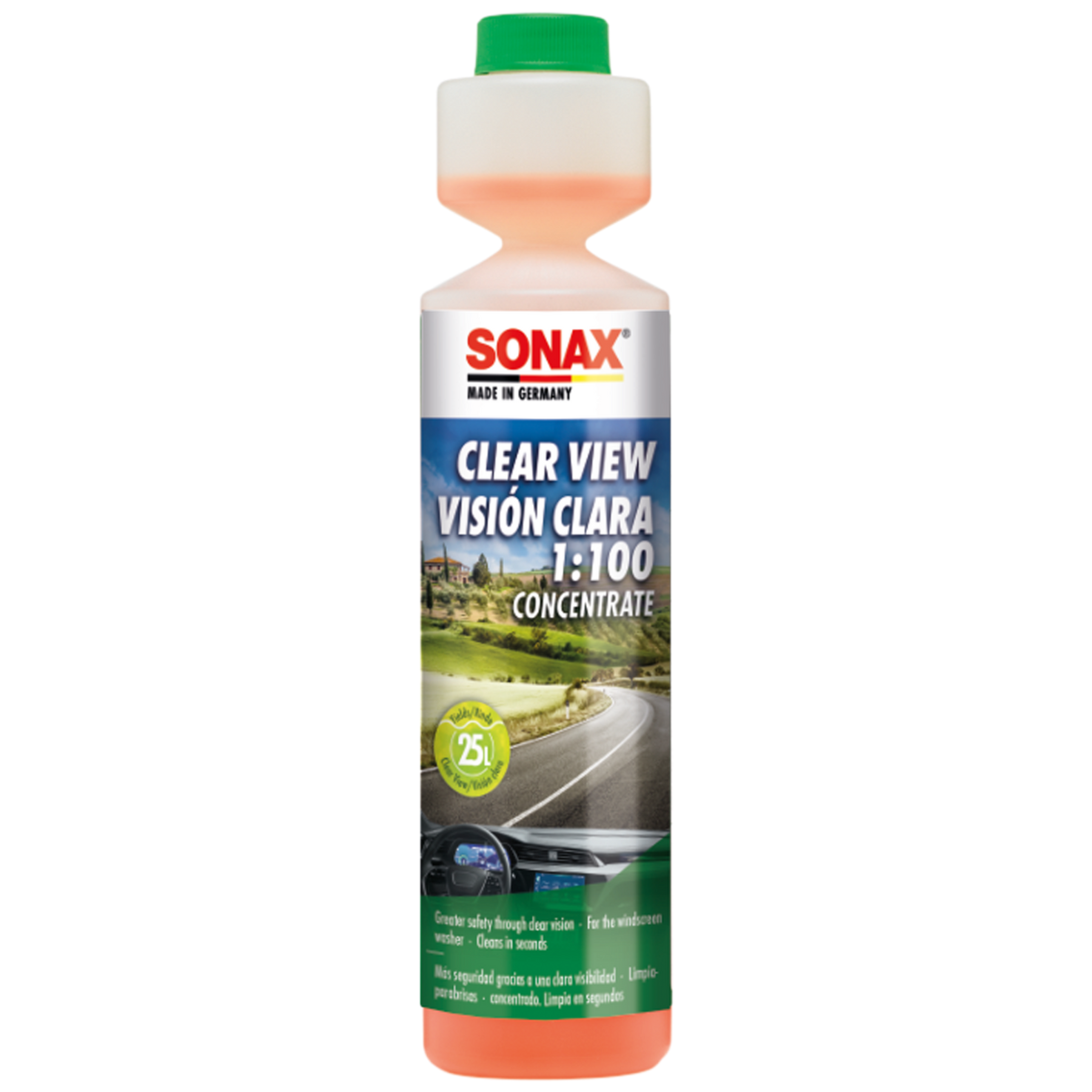 Sonax Visión Clara 1:100 Aditivo Lavaparabrisas 250 Ml