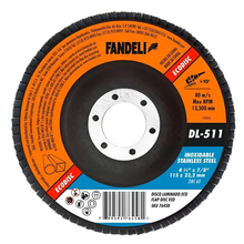 10 Discos Laminados Fandeli Grano 60  Zirconia Azul Acero