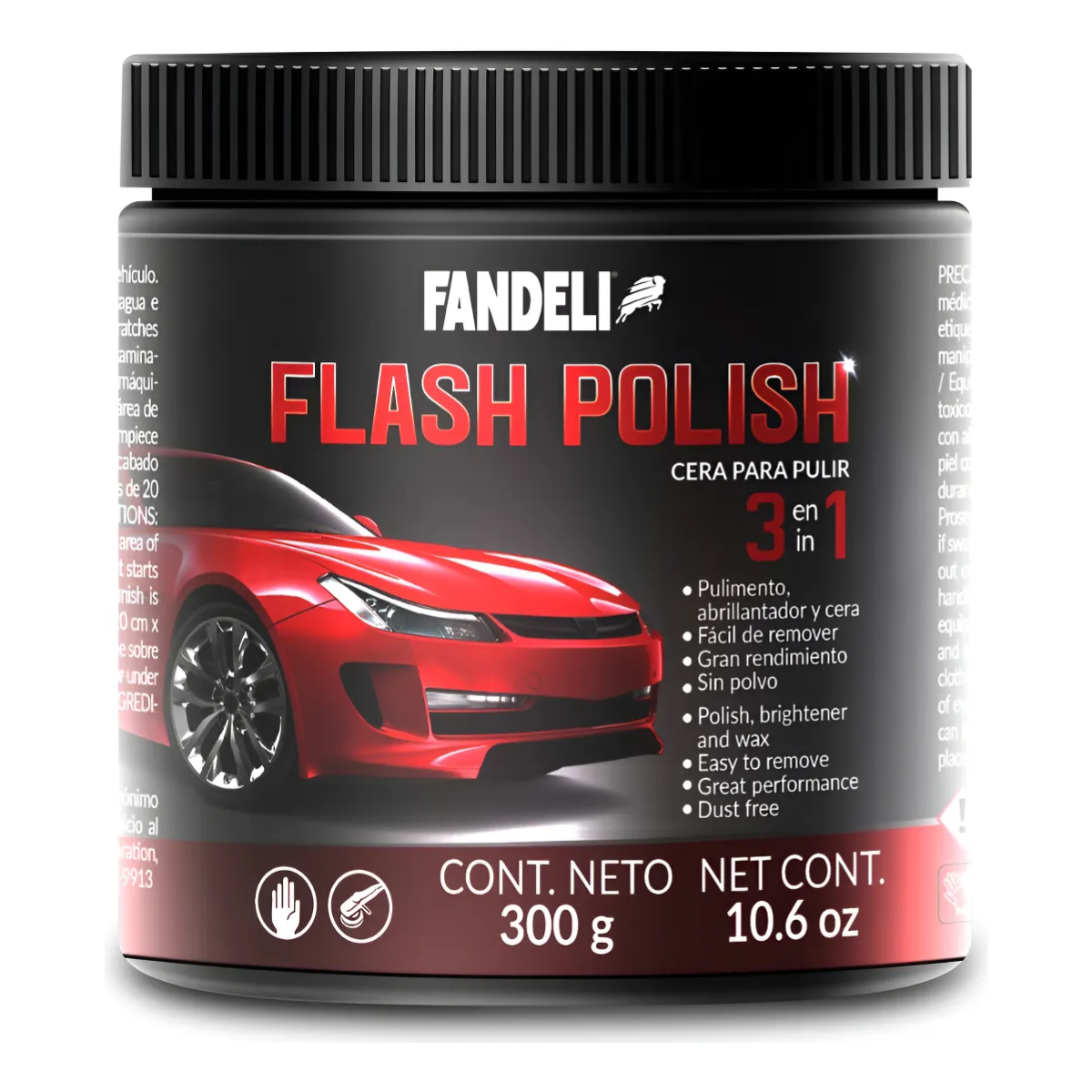 Flash Polish 3 En 1 Mod 80170 Brillo Cera  Fandeli