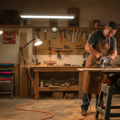 Extensión Triple Uso Rudo Aksi 10 metros (calibre 16) 110319 - Marchante MX