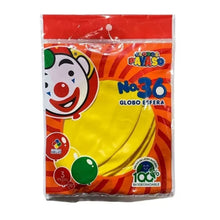 3pz Globos Payaso Esfera Grande N°#36 Elige Color Decoracion