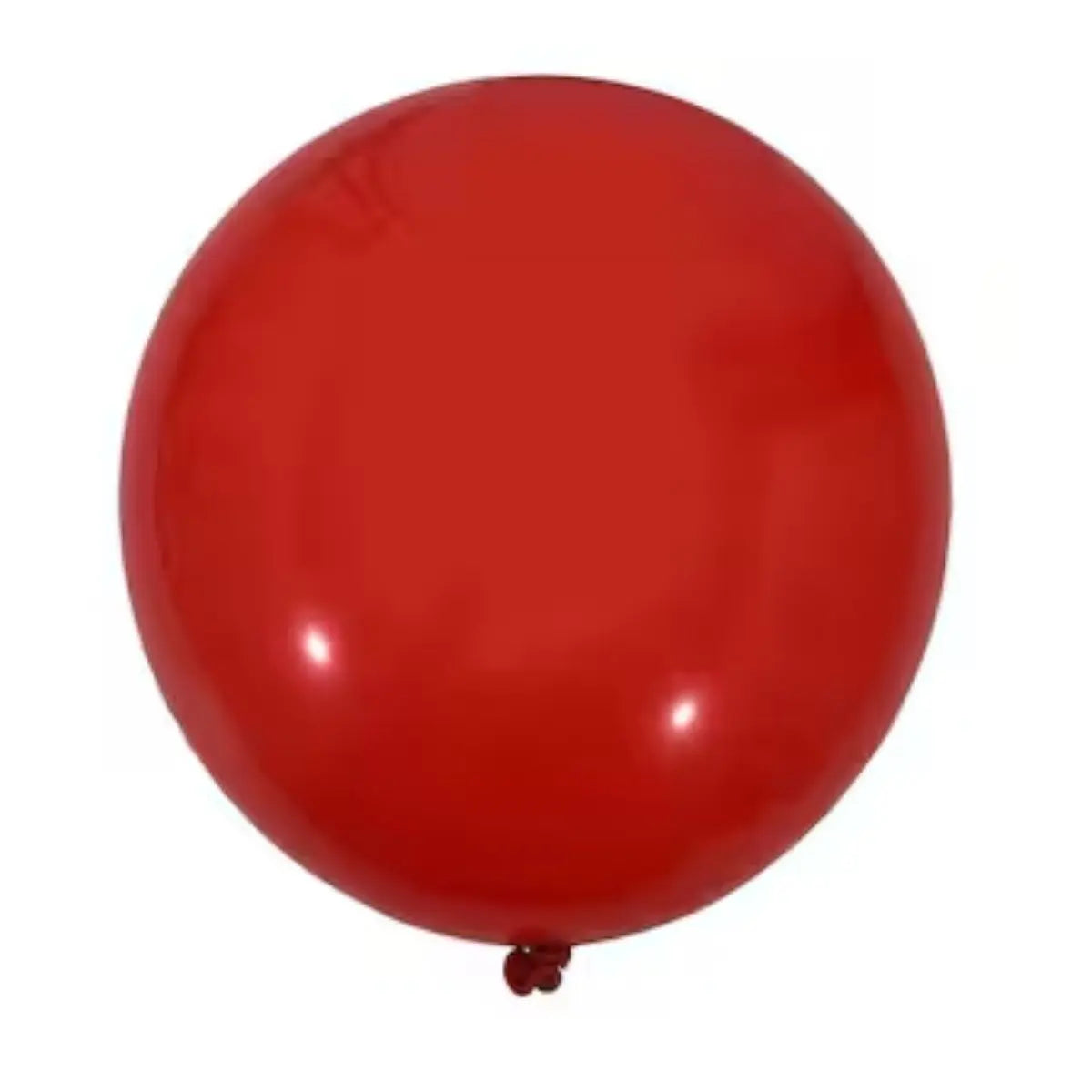 3pz Globos Payaso Esfera Grande Rojo Cereza N°#36 Elige Color Decoración - GLOBO PAYASO - empaque