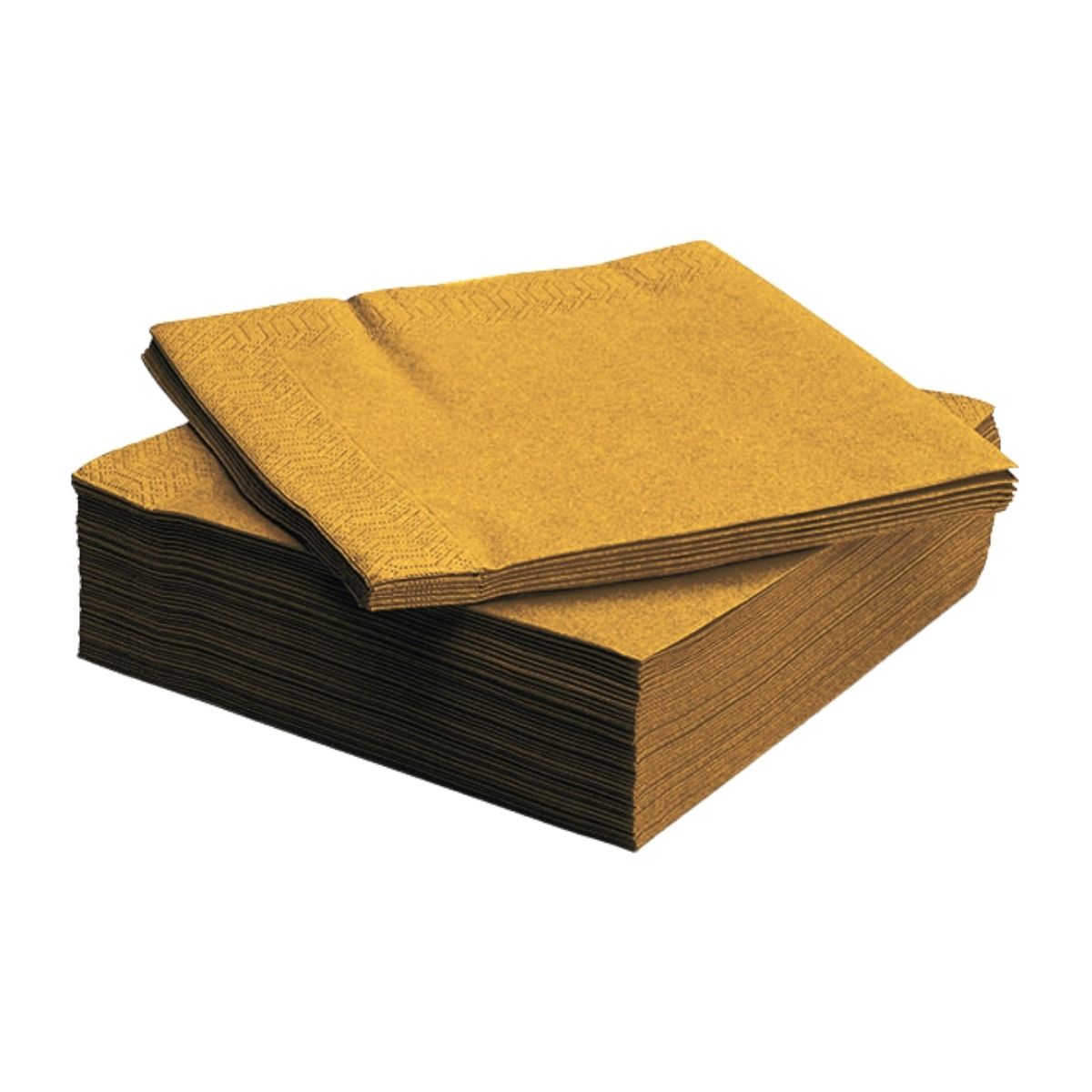 50pz Servilletas De Papel Party Is On Coctel Color Dorado
