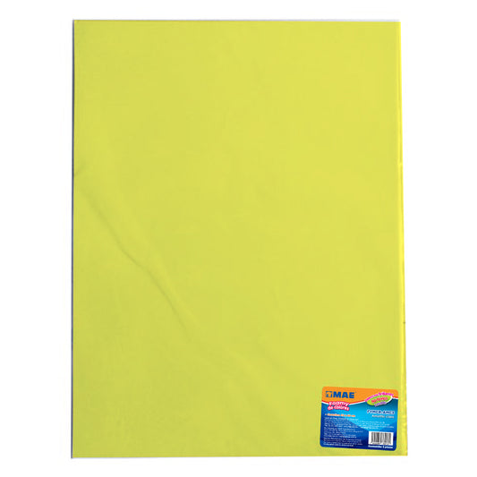 10pzs Foamy Mae 45cm X 60 Cm Tamaño Cartulina Colores Lisos