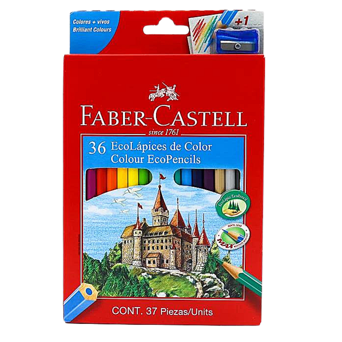 Lápices de Colores Faber Castell Profesional Hexagonal 36 Pz - MarchanteMX