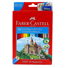 Lápices de Colores Faber Castell Profesional Hexagonal 36 Pz - MarchanteMX
