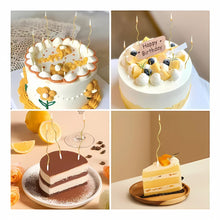 4pz Velas Curvi Doradas Party Is On Fiesta Cumpleaños