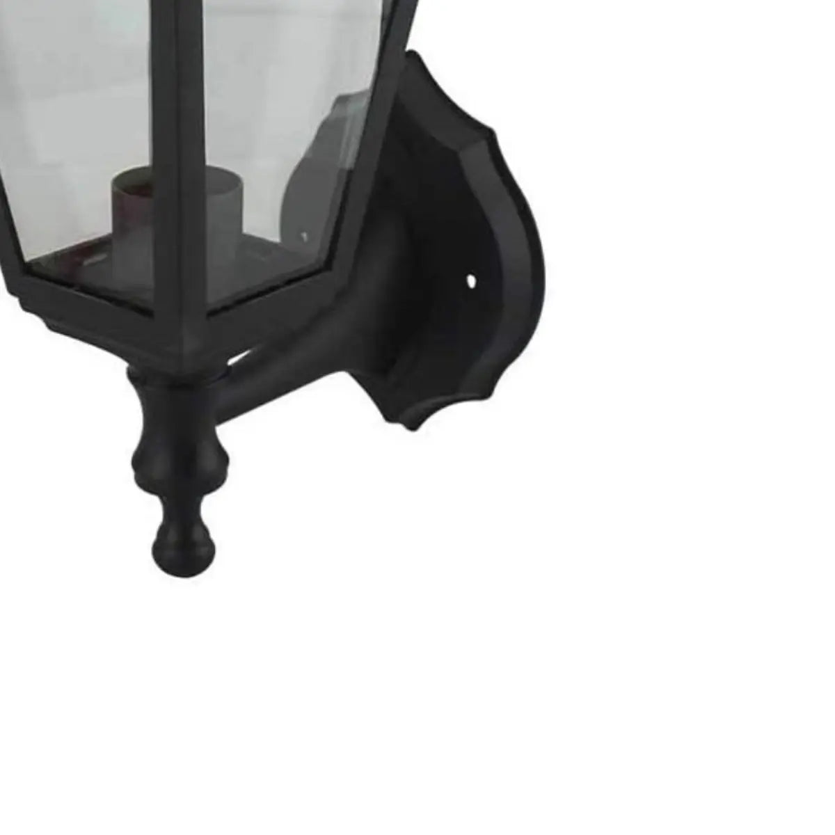 Farol de pared clásico negro - Sanelec - empaque