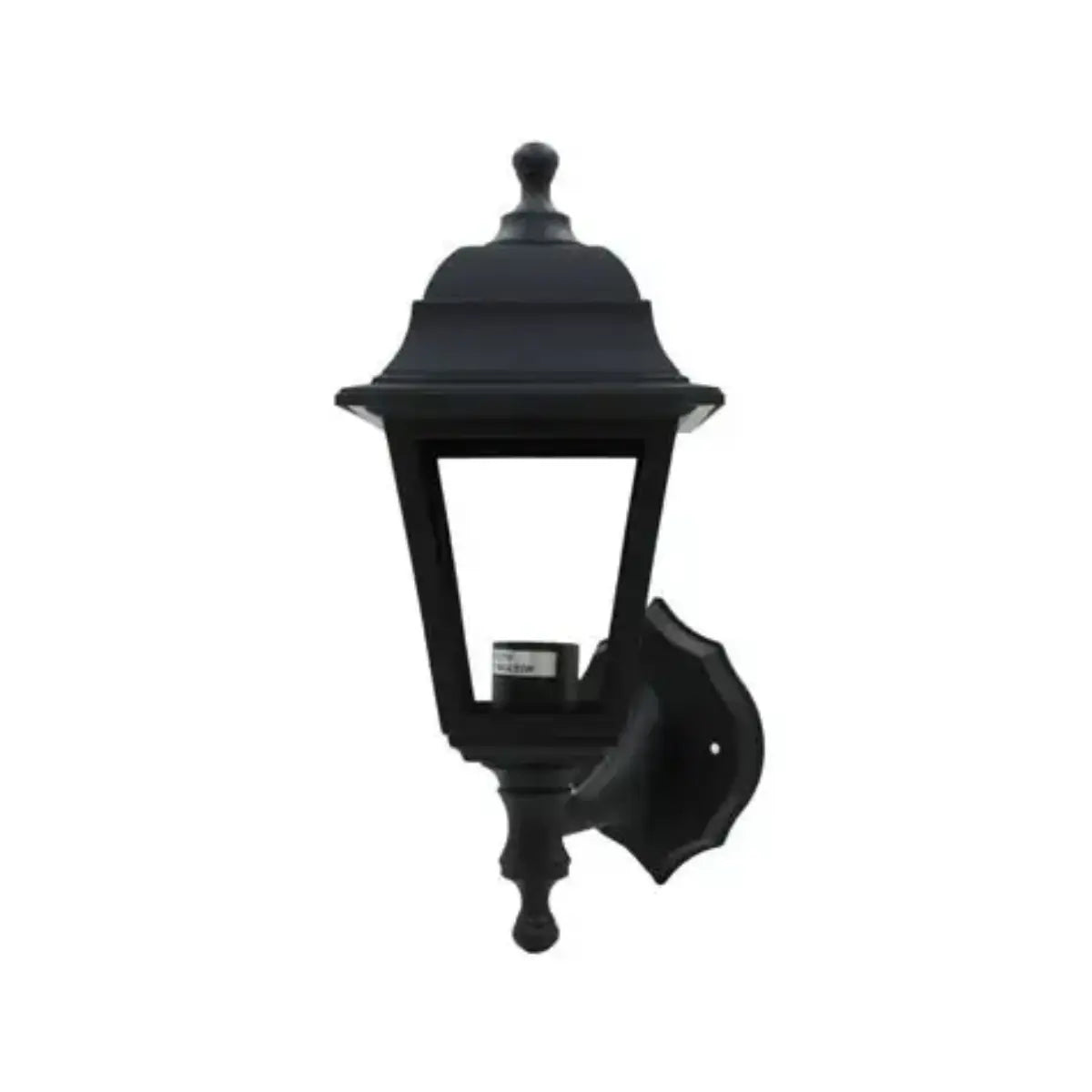 Farol de pared clásico negro - Sanelec - vista trasera