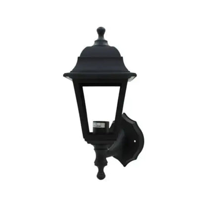 Farol de pared clásico negro - Sanelec - vista trasera