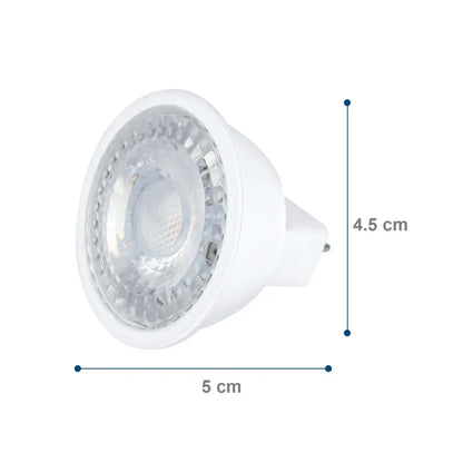 Foco LED MR16 3W luz blanca - 127V/GU5.3, caja color Aksi - Aksi