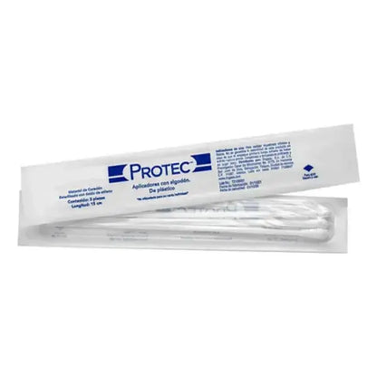 Bolsa 100 paquetes C/3 Aplicadores Algodon Protec Esteril 15cm Degasa - Degasa - detalle