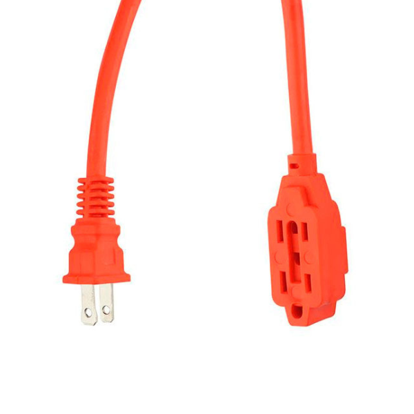 Extension Naranja Sanelec 2 Conductores Uso Rudo