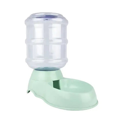 Alimentador Automático AKSI PETIT Mascotas, Dispensador por Gravedad - 3.8L (1 Galón) - Verde Aksi