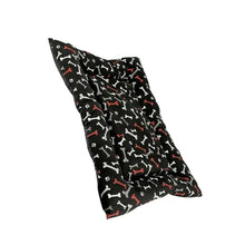 Colchoneta Cama Grande para Mascota AKSI PETIT 100x80cm - Resistente (Huesos/Huellas) Aksi