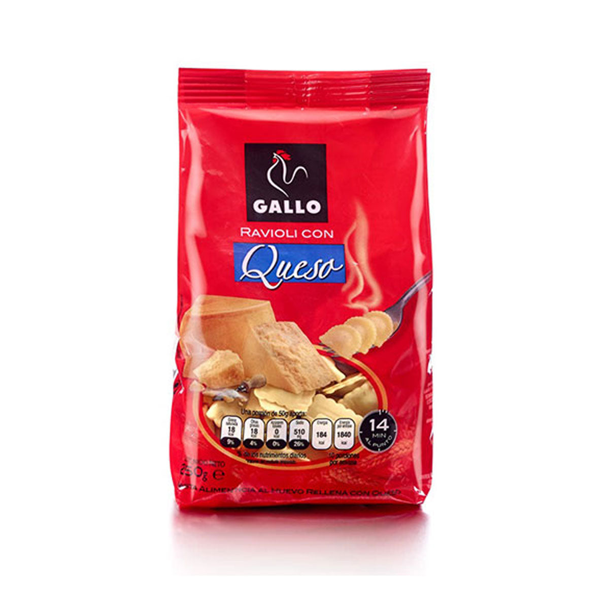 Ravioles Con Queso 250gr - Pastas La casa del bacalao