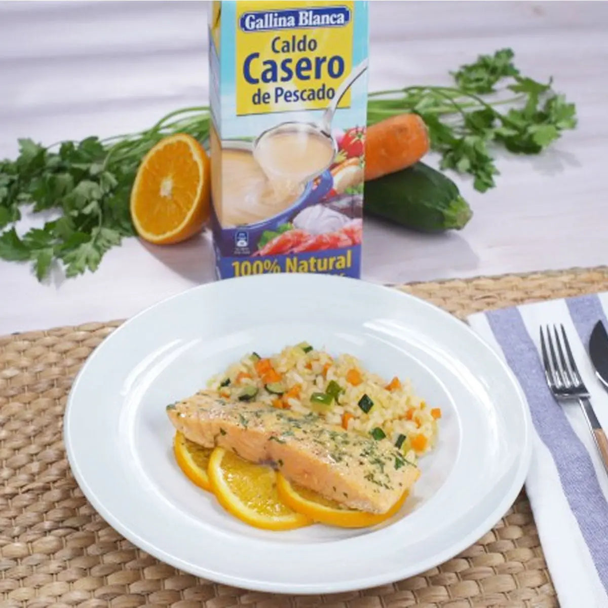 Caldo de Pescado 1Lt - Cesarfer - accesorios