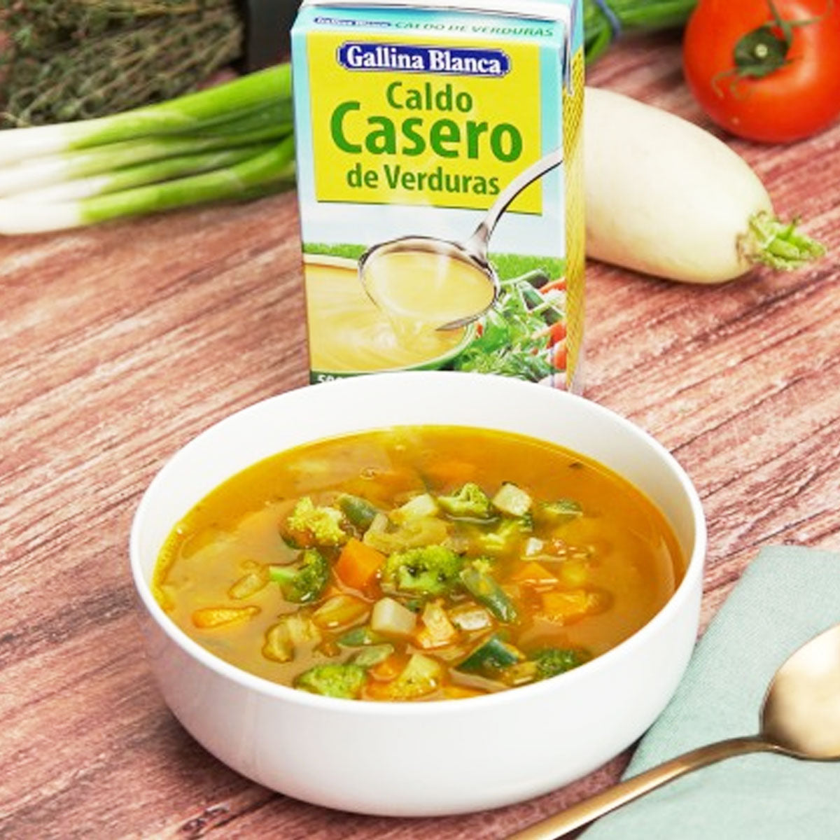 Caldo de Verduras 1Lt - Enlatados y Conservas La casa del bacalao