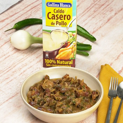Caldo de Pollo 1Lt - Cesarfer - vista lateral