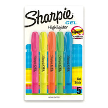 Sharpie Resaltadores Gel Punta Bala 5 Colores