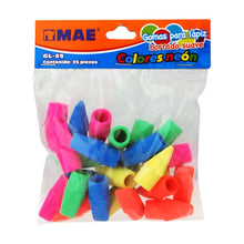 25 Gomas Borrar Lapiz Colores Neon Mae Borrado Suave Escolar