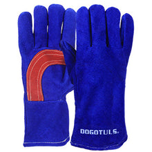 Guante Soldador Azul Dogotuls Refuerzo Palma Hilo Kevlar