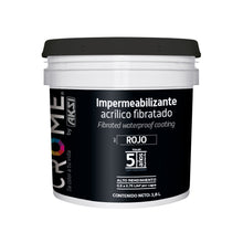 Galón Impermeabilizante Fibratado Aksi Rojo 5 años Aksi