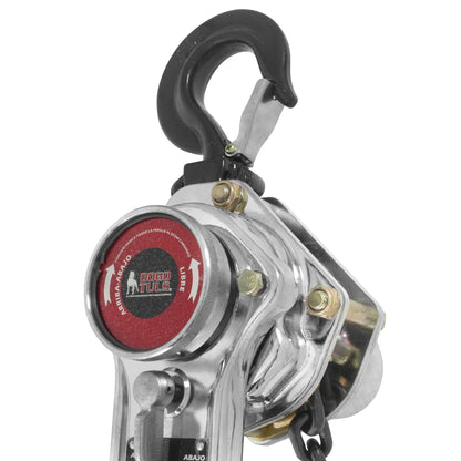 Polipasto de Palanca Cromado Dogotuls 1.5 Ton, 1.5 Metros