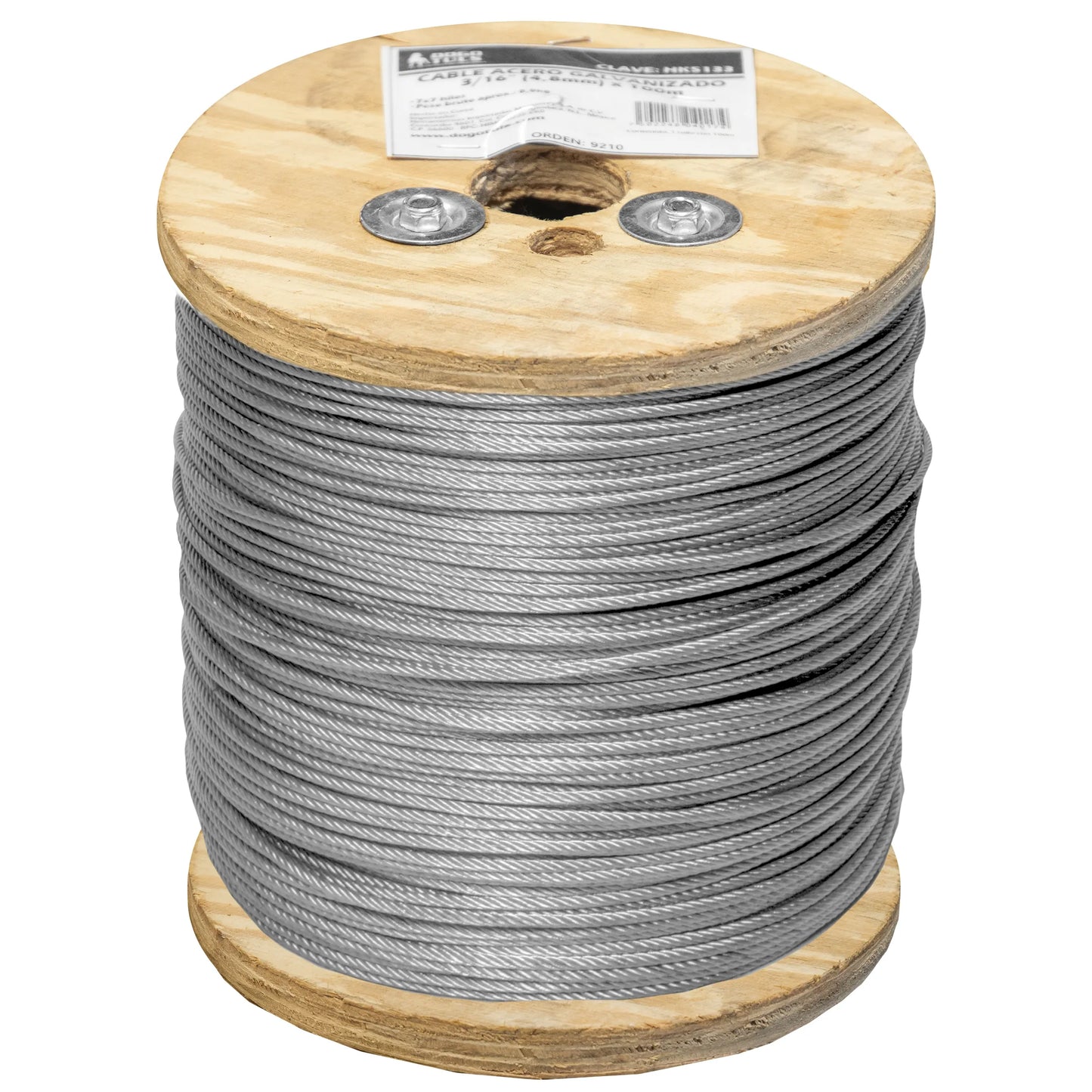 Cable Acero Galvanizado Dogotuls 1/16 7 x 7 100m