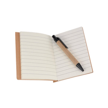 10pzs Libreta Ecologica Promoopcion Boligrafo Hoja Rayada